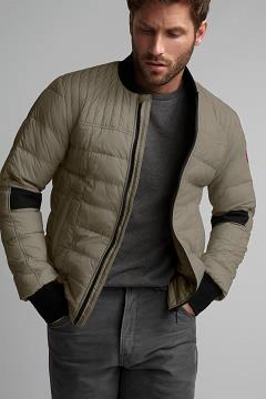 Chamarras Canada Goose Hombre México - Dunham Chaqueta De Plumas Verdes KI1243967
